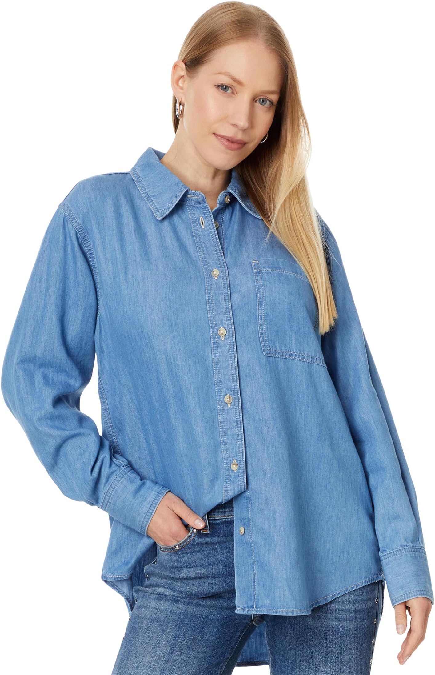 

Рубашка 7 For All Mankind The Denim Shirt, цвет Ella