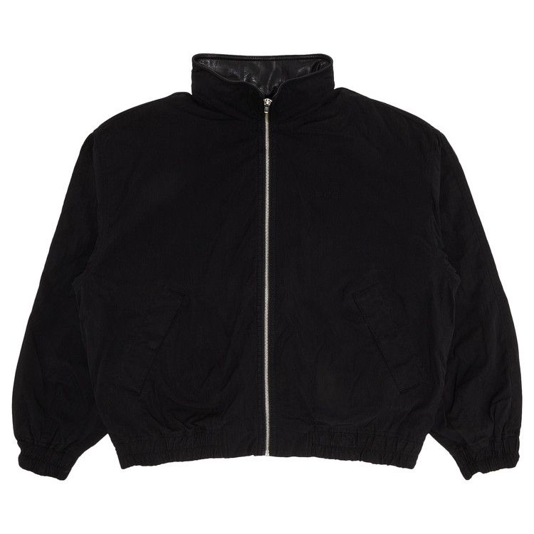 

Куртка Supreme Leather Collar Utility Jacket, Black