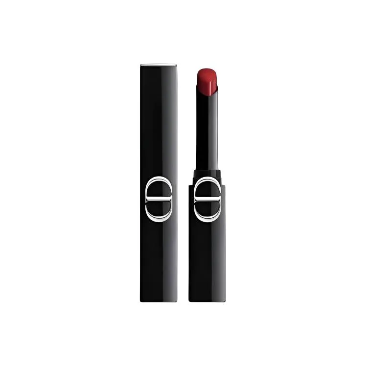 DIOR Увлажняющая крем-помада Intense Blue Gold Dazzling, #550 Dazzling Red, Vintage Red Brown