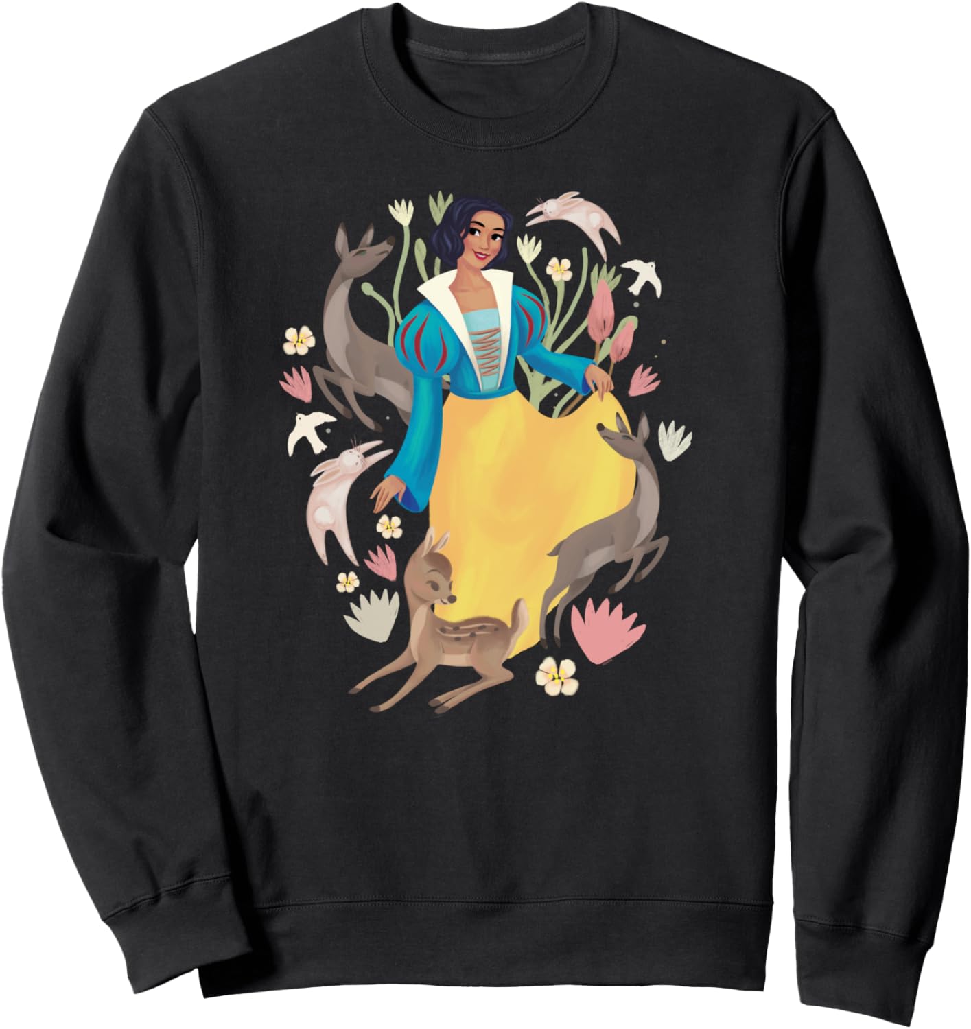 

Толстовка Disney Животные из мультфильма Белоснежка: Лесные друзья, черная, размер S