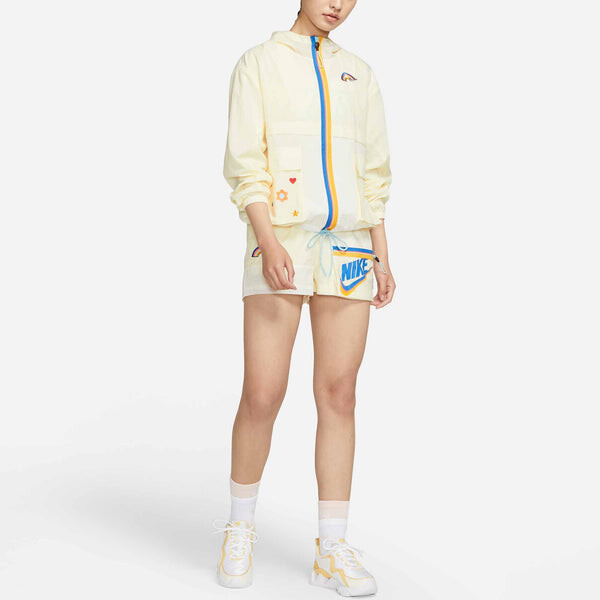 Куртка nsw icon clash куртка ss22 athleisure casual sports куртка с капюшоном осень Nike, желтый — фото 3