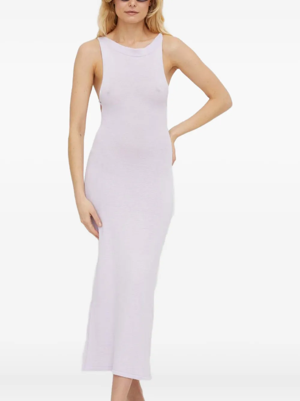 

Платье миди с открытой спиной ALOHAS, фиолетовый