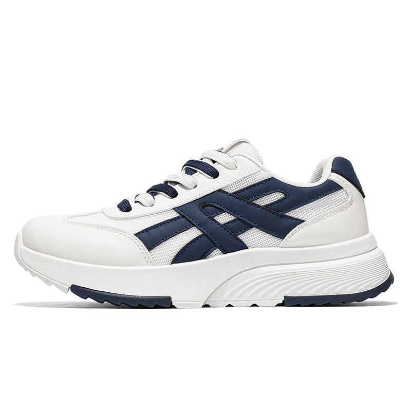 

DOUBLE STAR 88 Амортизирующие износостойкие противоскользящие повседневные низкие кроссовки мужские бело-синие, цвет White Blue