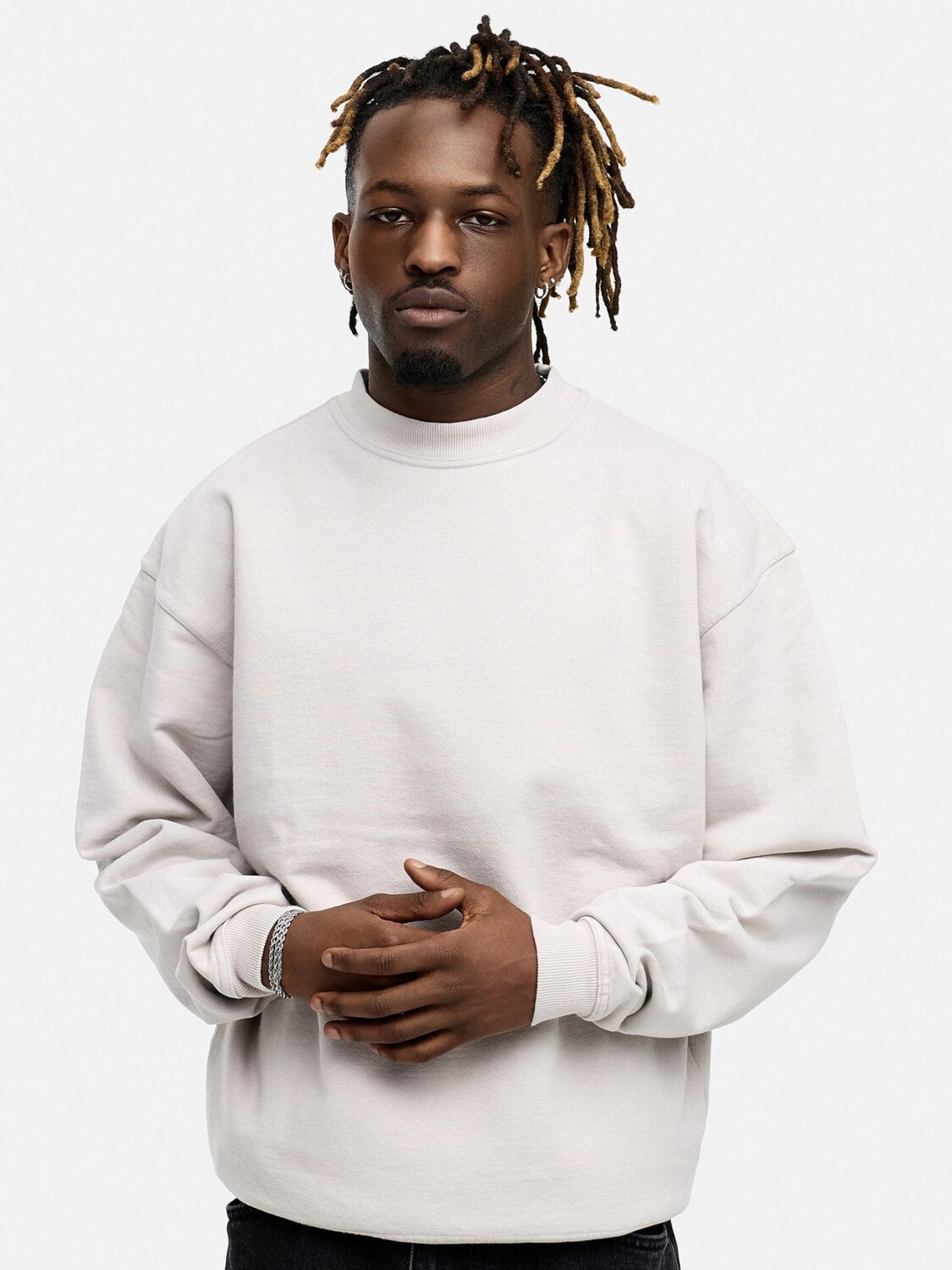 

Daily Cotton Свитшот 'DCASHEVILLE' в сером цвете