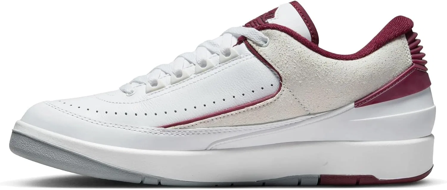 Мужские кроссовки Jordan 2 Retro Low Cherrywood White/Cherrywood Red (DV9956 103)