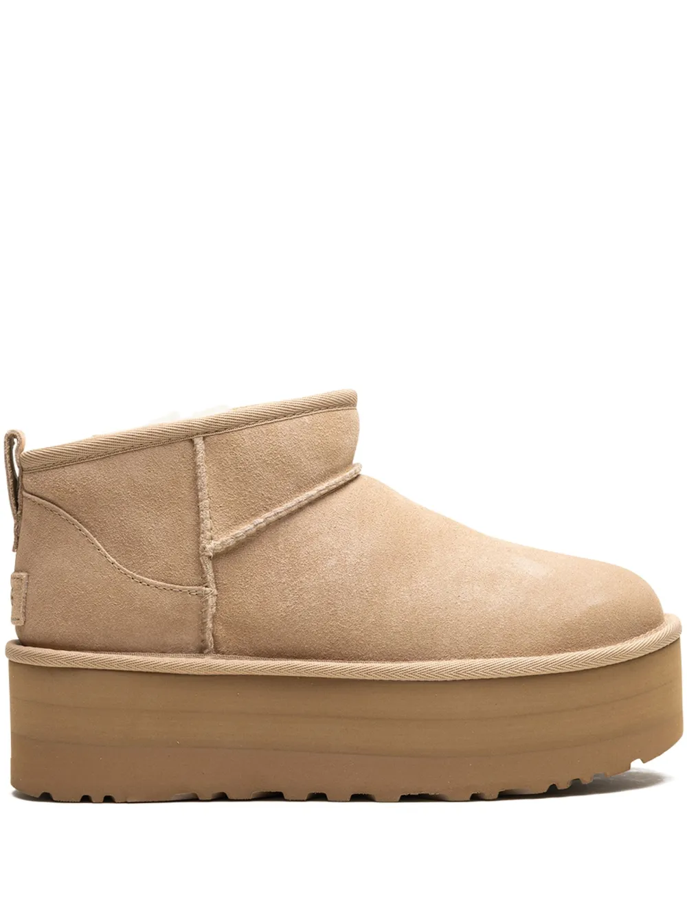 Угги UGG Classic Ultra Mini на платформе, бежевый