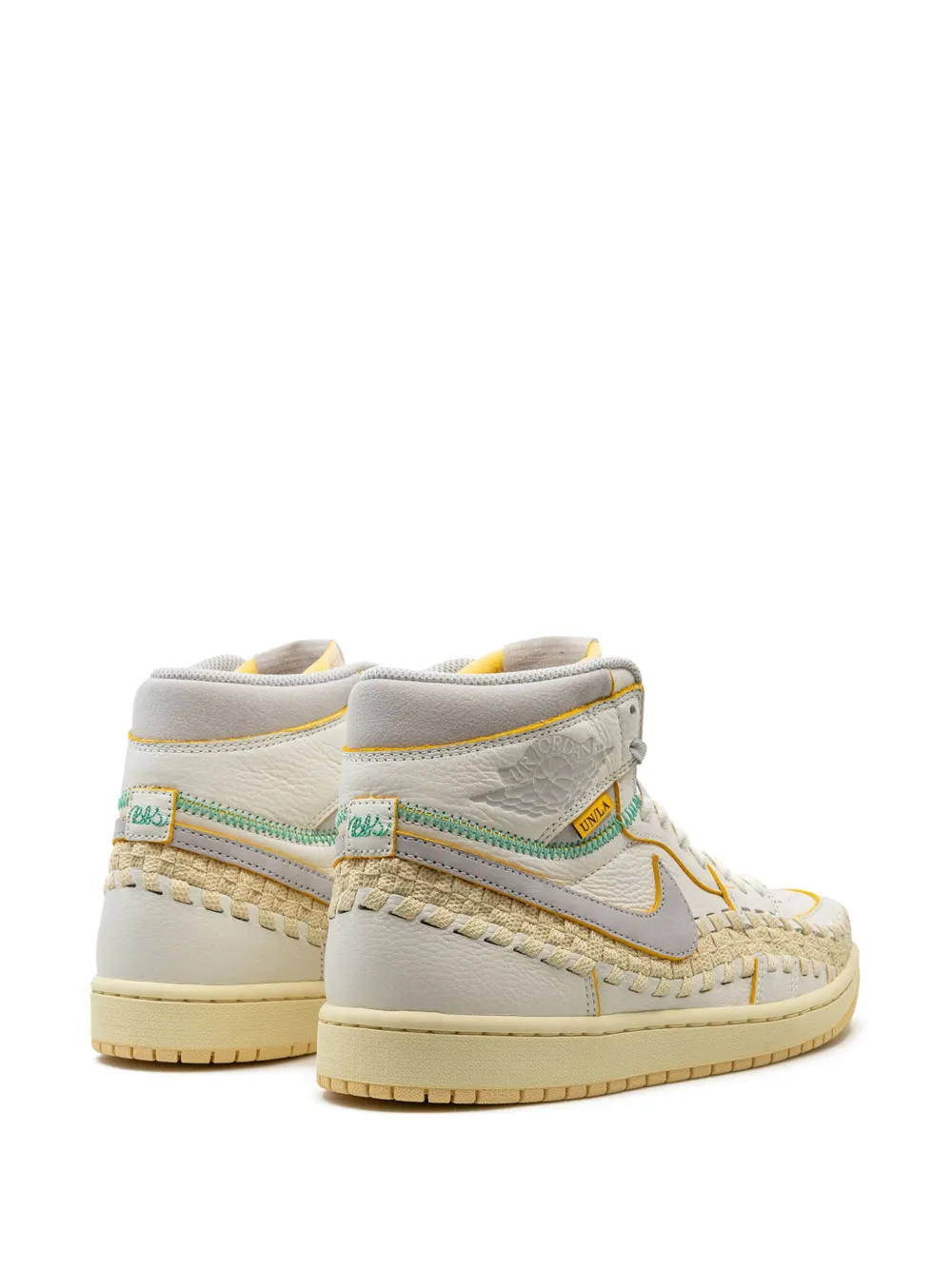 Кроссовки Air  1 High OG Woven из коллаборации с Union Jordan, нейтральный — фото 3