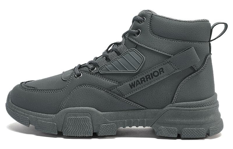

Зимние ботинки мужские серый Warrior
