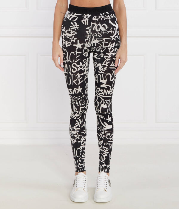 

Леггинсы Versace Jeans Couture Regular Fit, черный