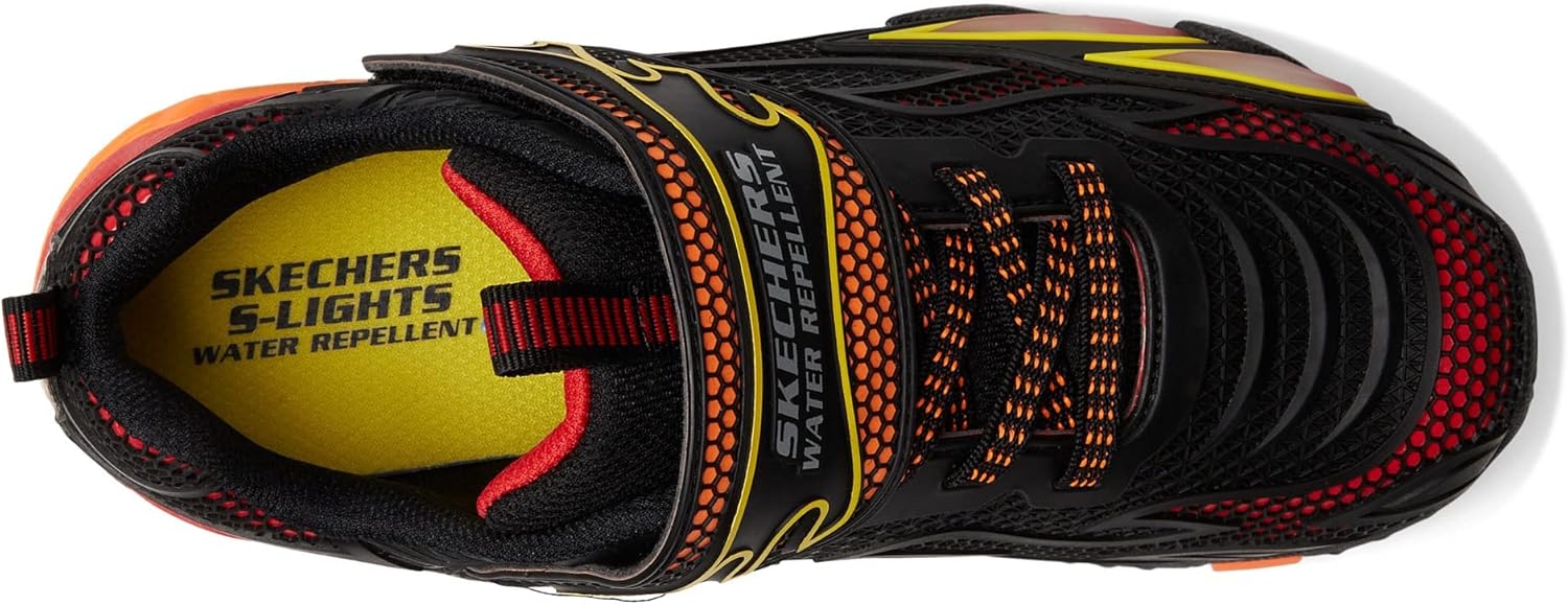 Детские кроссовки Skechers HYDRO LIGHTS для мальчиков, черный/красный — фото 3
