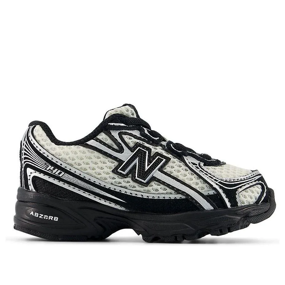 Кроссовки (TD) New Balance 740 Bungee Lace 'Black Rabbit Fur Gray' — фото 2