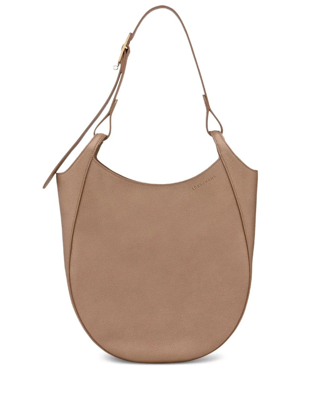 

Кожаная сумка через плечо Foulonné Hobo L Longchamp, нейтральный