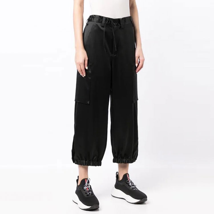 Y-3 Вязаные спортивные штаны женские черные — фото 4