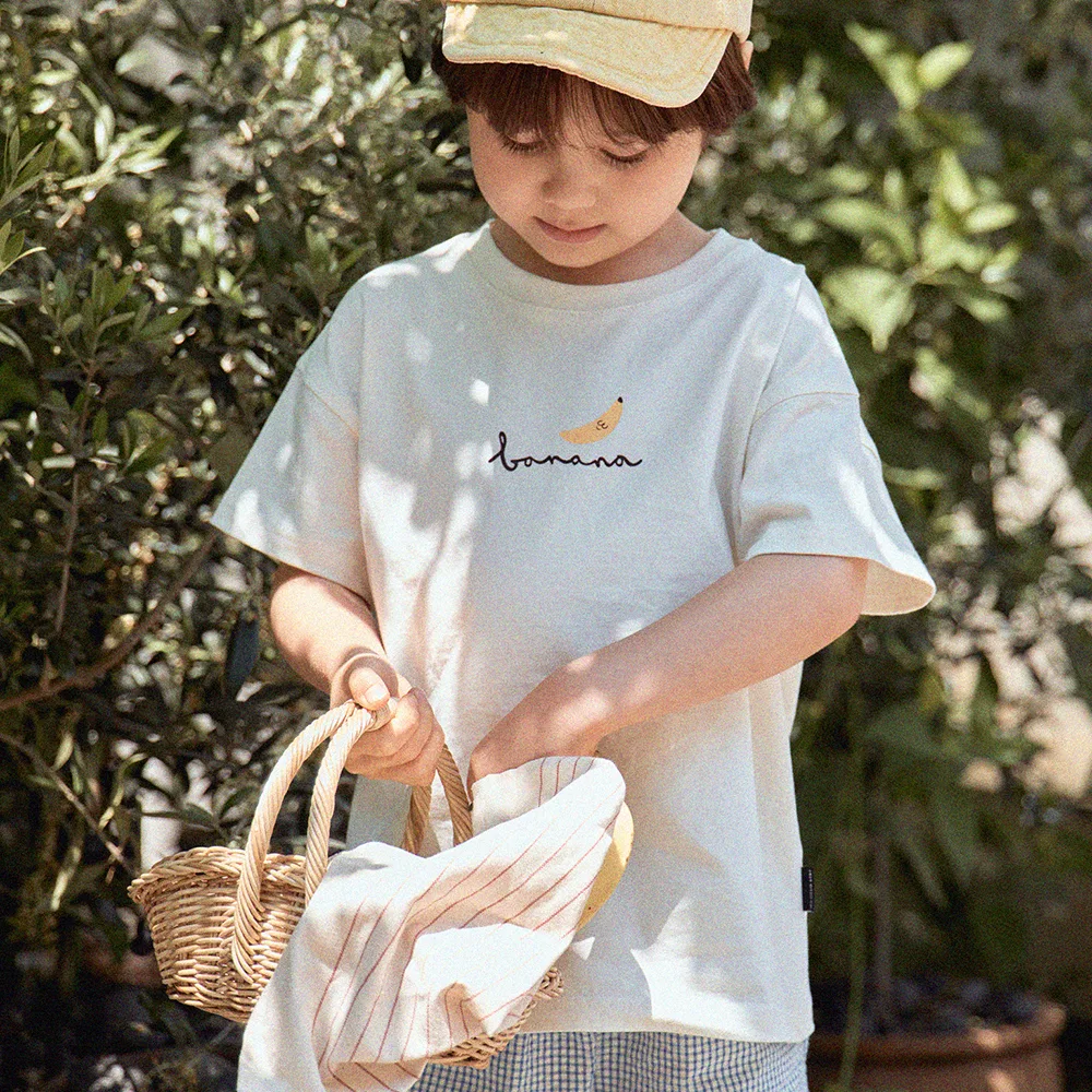 Детская футболка Little Banana кремового цвета от My Little Star