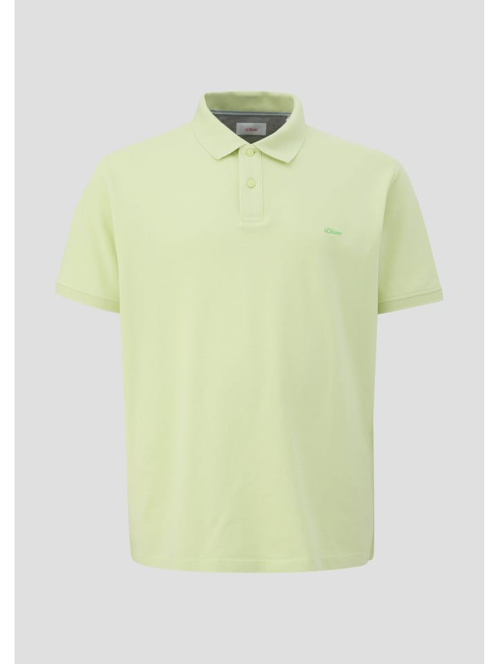 

Рубашка поло цвета 7010_лаймовый зеленый s.Oliver