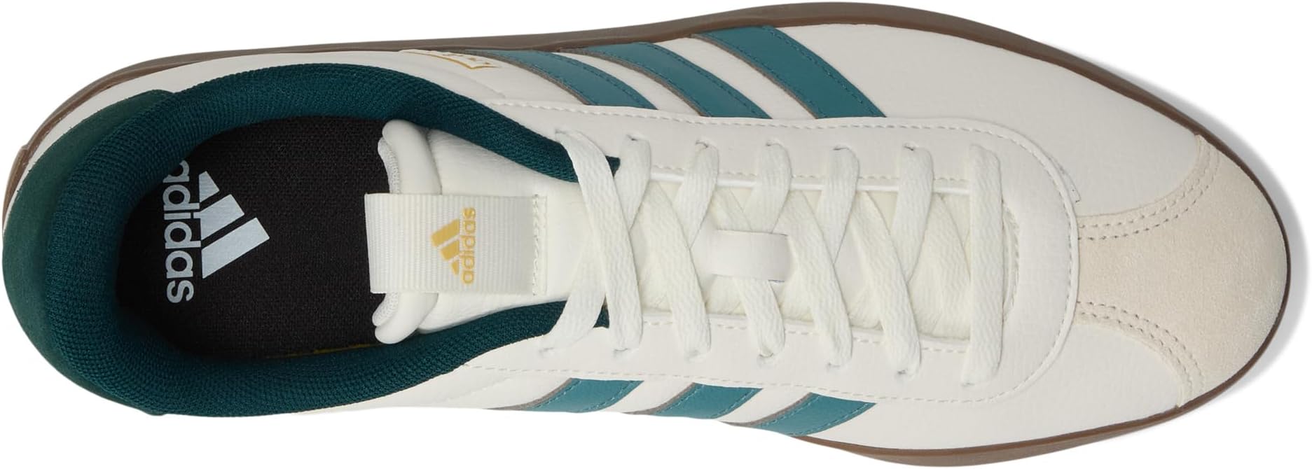 Кроссовки adidas VL Court 3.0, цвет White/Preloved Teal/Aurora Ivy — фото 2