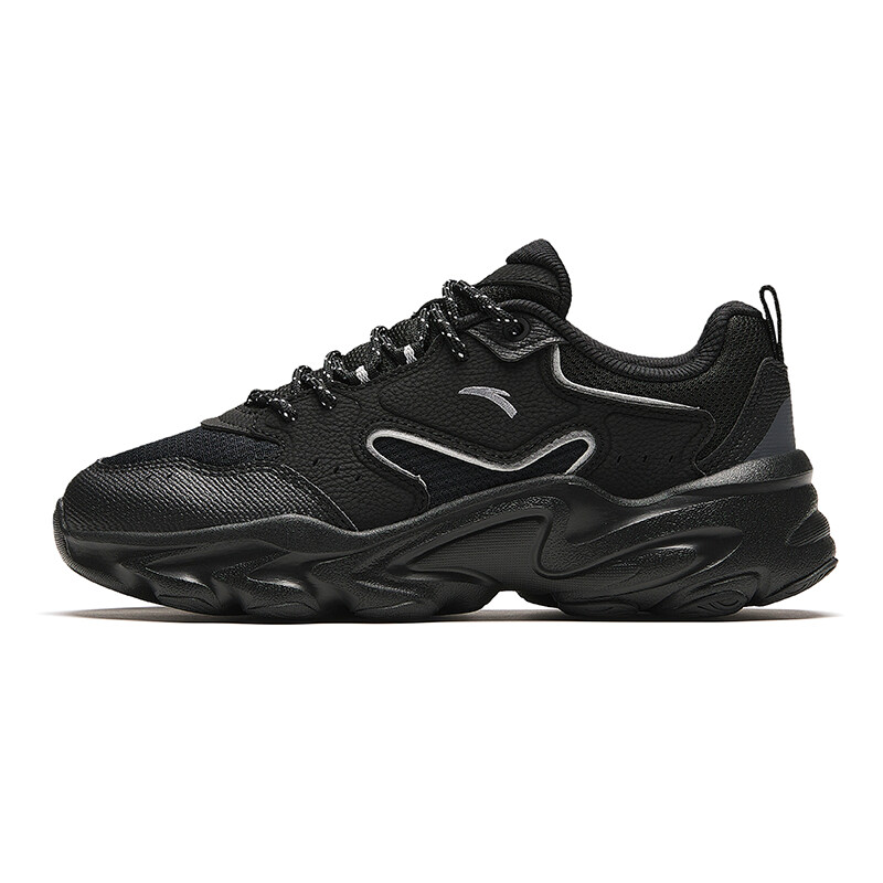 

Кроссовки ANTA Lifestyle Shoes Women's Low-top Core Black/Carbon/Green Spark, зеленый