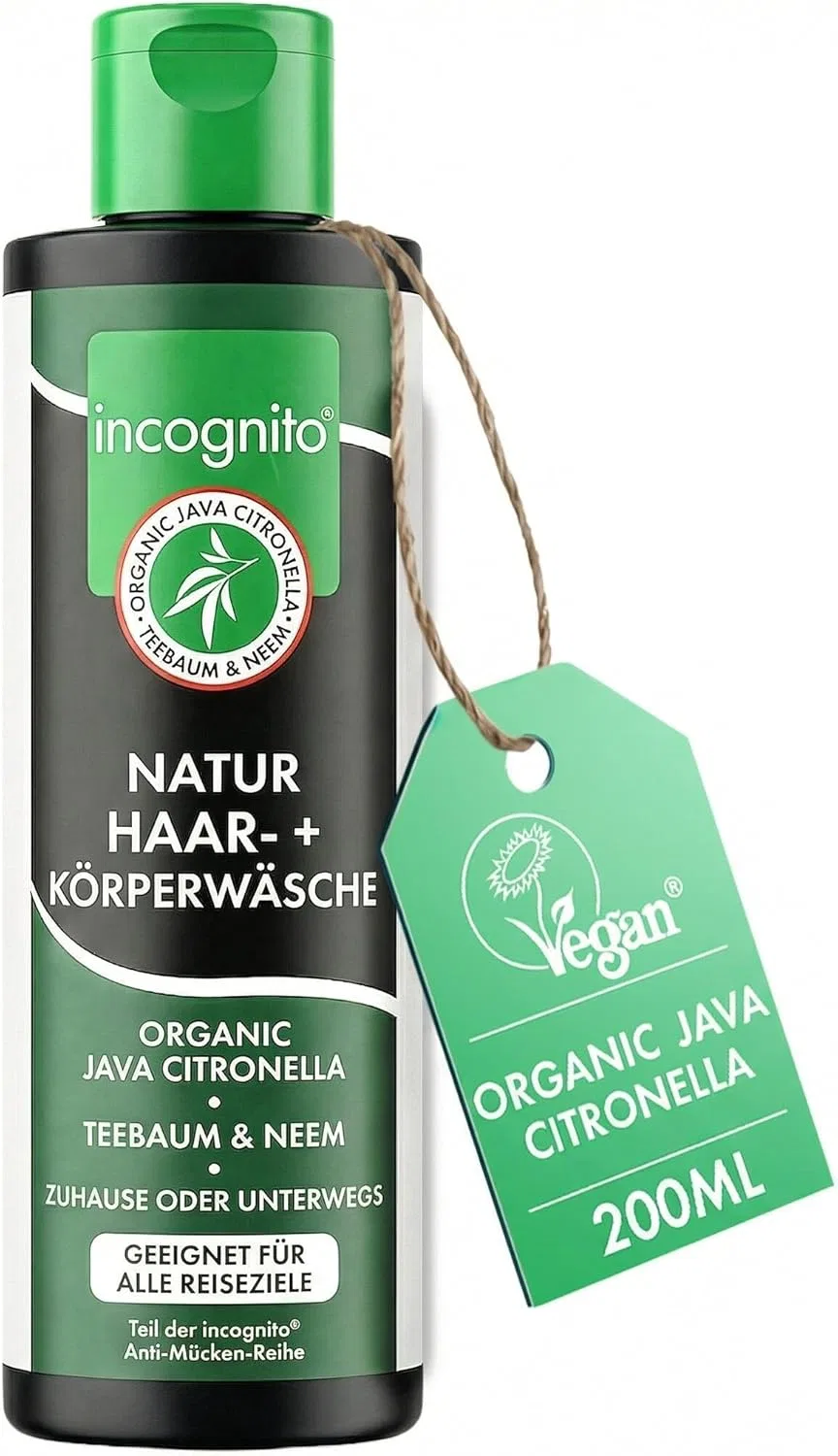 Шампунь-гель для душа Incognito Java Citronella, 200 мл Incognito, White
