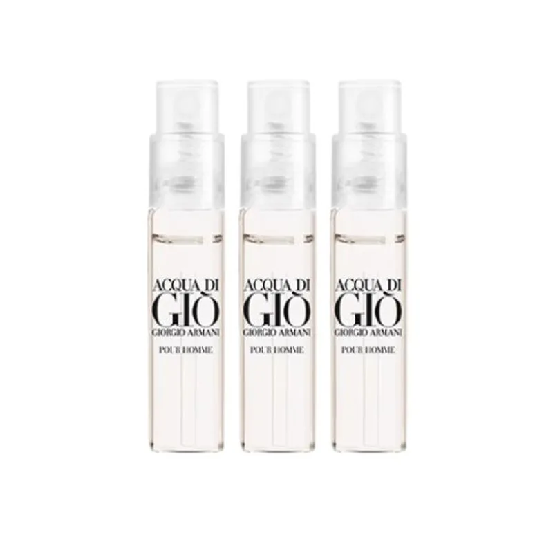 GIORGIO ARMANI Набор пробников ARMANI Envy Men's, туалетная вода Aquatic Scent с жасмином и кедром, 1.2 мл, 1.2ml*3