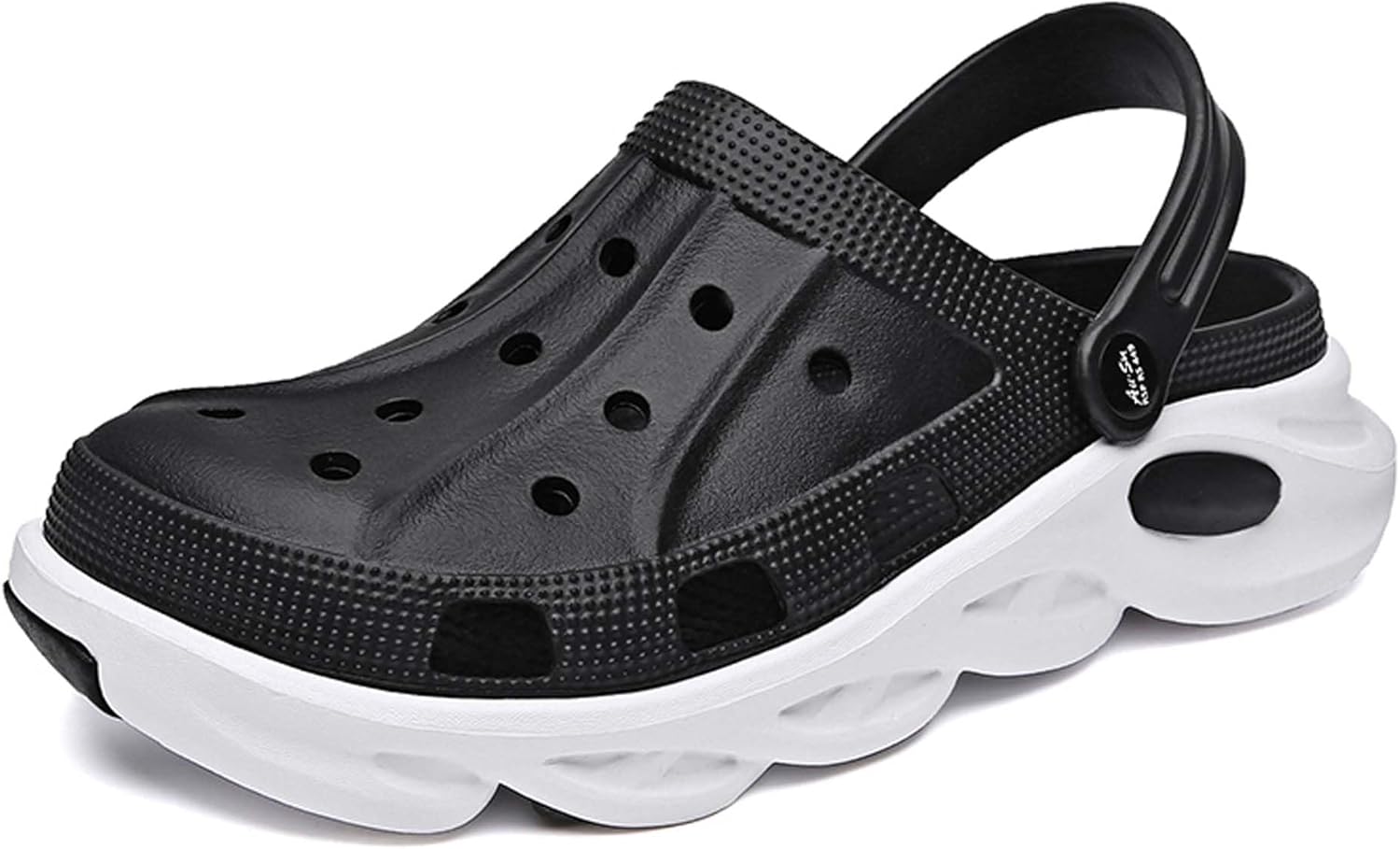 

Мужские легкие летние сандалии с широкой колодкой, для прогулок по пляжу и мелководью, классические удобные туфли для бассейна, садовая обувь для дома и улицы, легко моются Dzbajrqm, белый