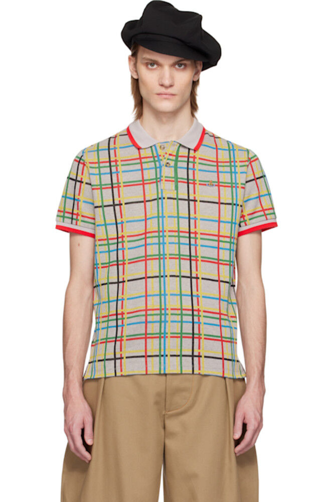 

Разноцветное классическое поло Vivienne Westwood