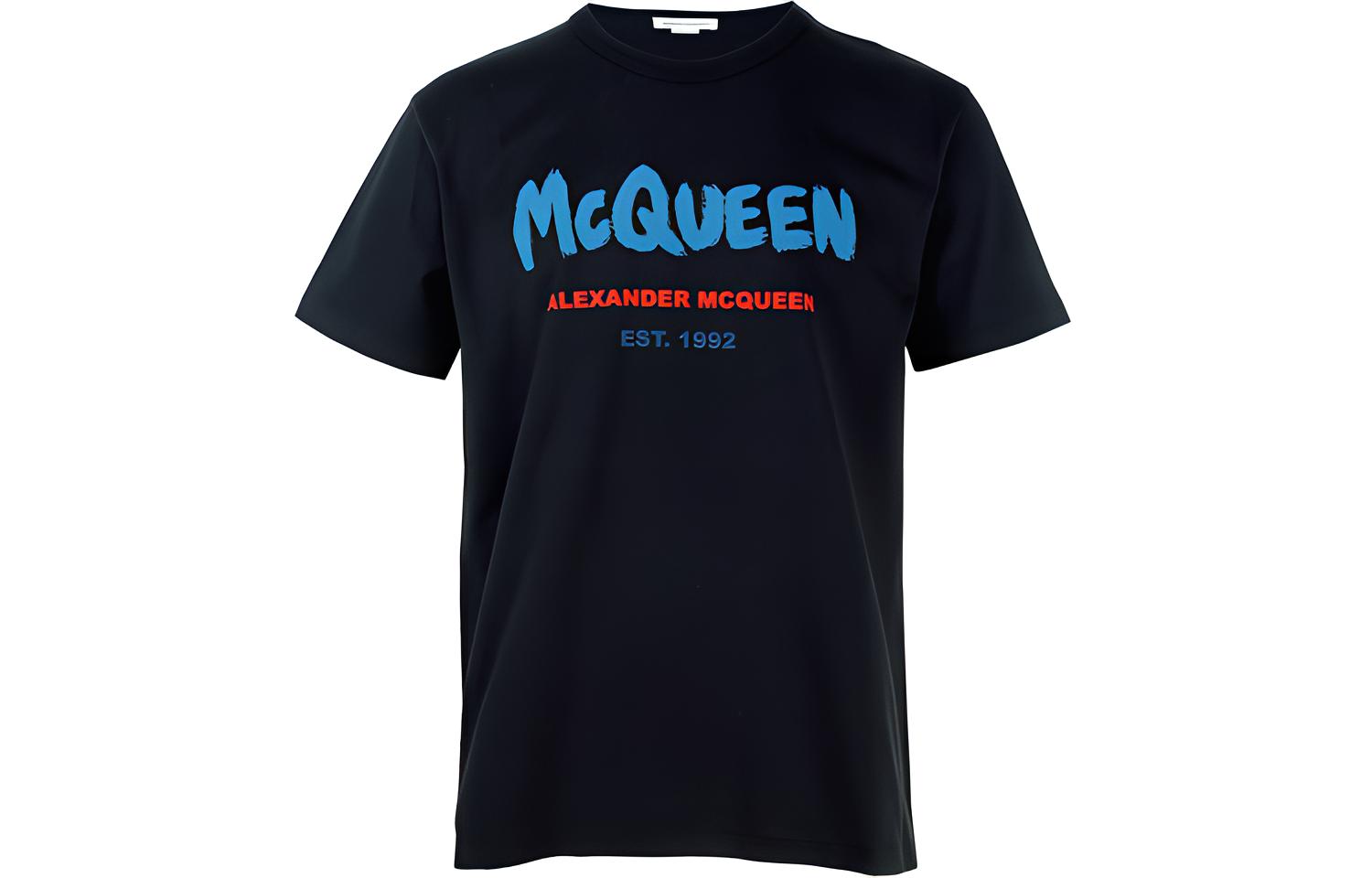 

Alexander McQueen Футболка SS22 мужская черная