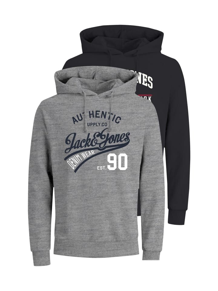 

Толстовка с капюшоном Jack & Jones ETHAN 2er Pack, разноцветный