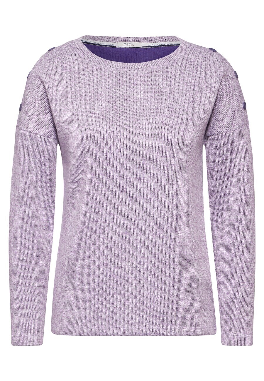 

Лонгслив CECIL Shirt, цвет mottled purple