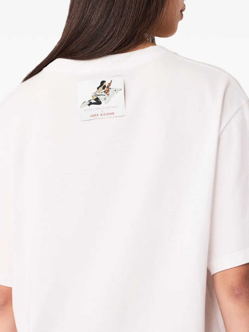 Футболка с графичным принтом STELLA MCCARTNEY, белый — фото 4
