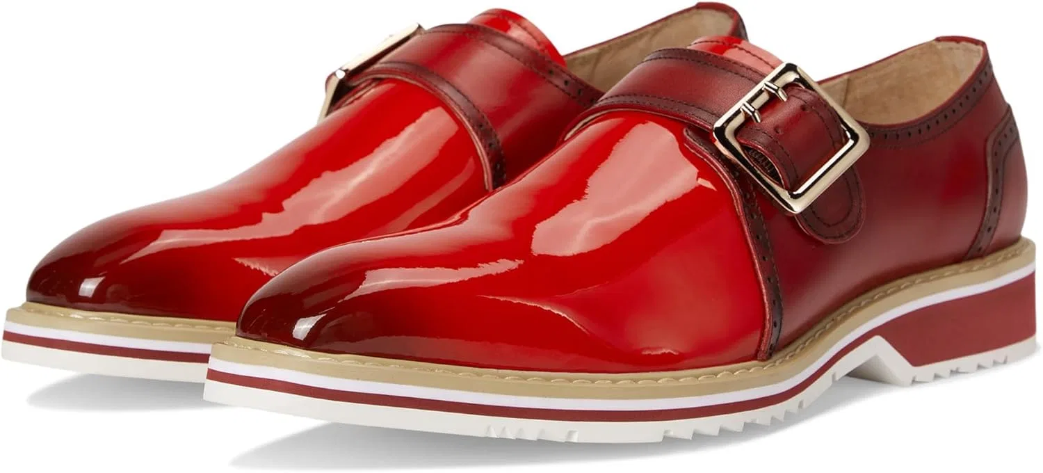 Мужские лоферы с пряжкой Stacy Adams, Red Excursion Plain Getaway Solids