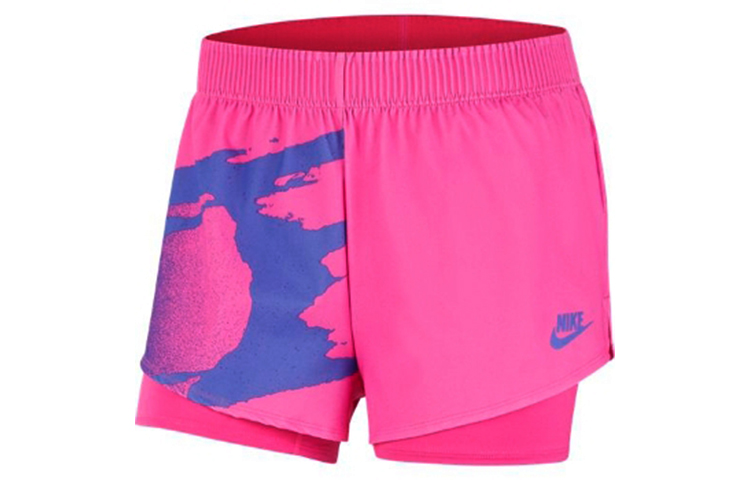 

Женские теннисные брюки Pink Foil Nike