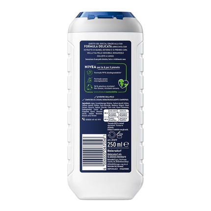 Шампунь для душа Men Sensitive Shower Shampoo 250 мл 3-в-1 гель для душа для лица и тела Nivea — фото 2