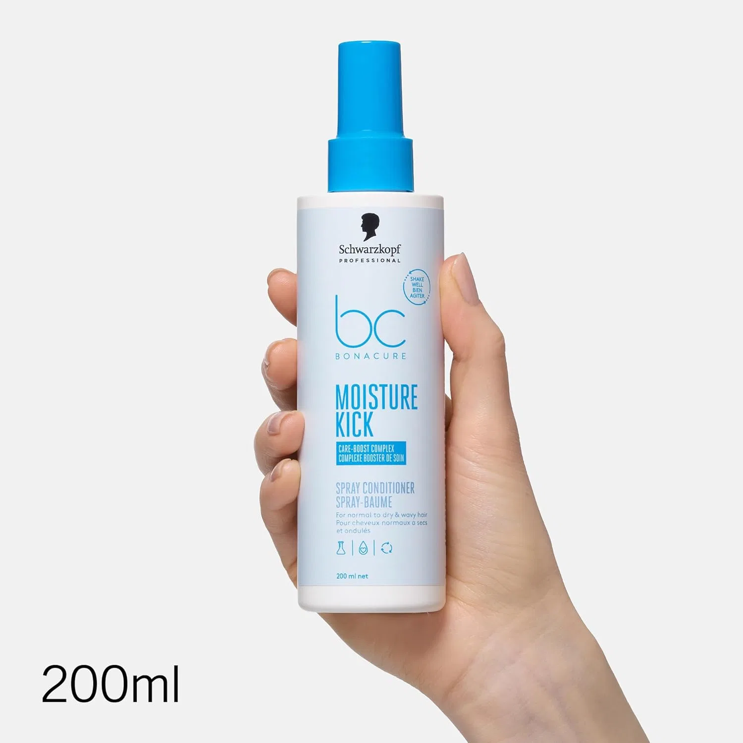 Спрей-кондиционер для нормальных и сухих волос «Bonacure Moisture Kick» от Schwarzkopf Professional Bc Bonacure, Transparent — фото 2