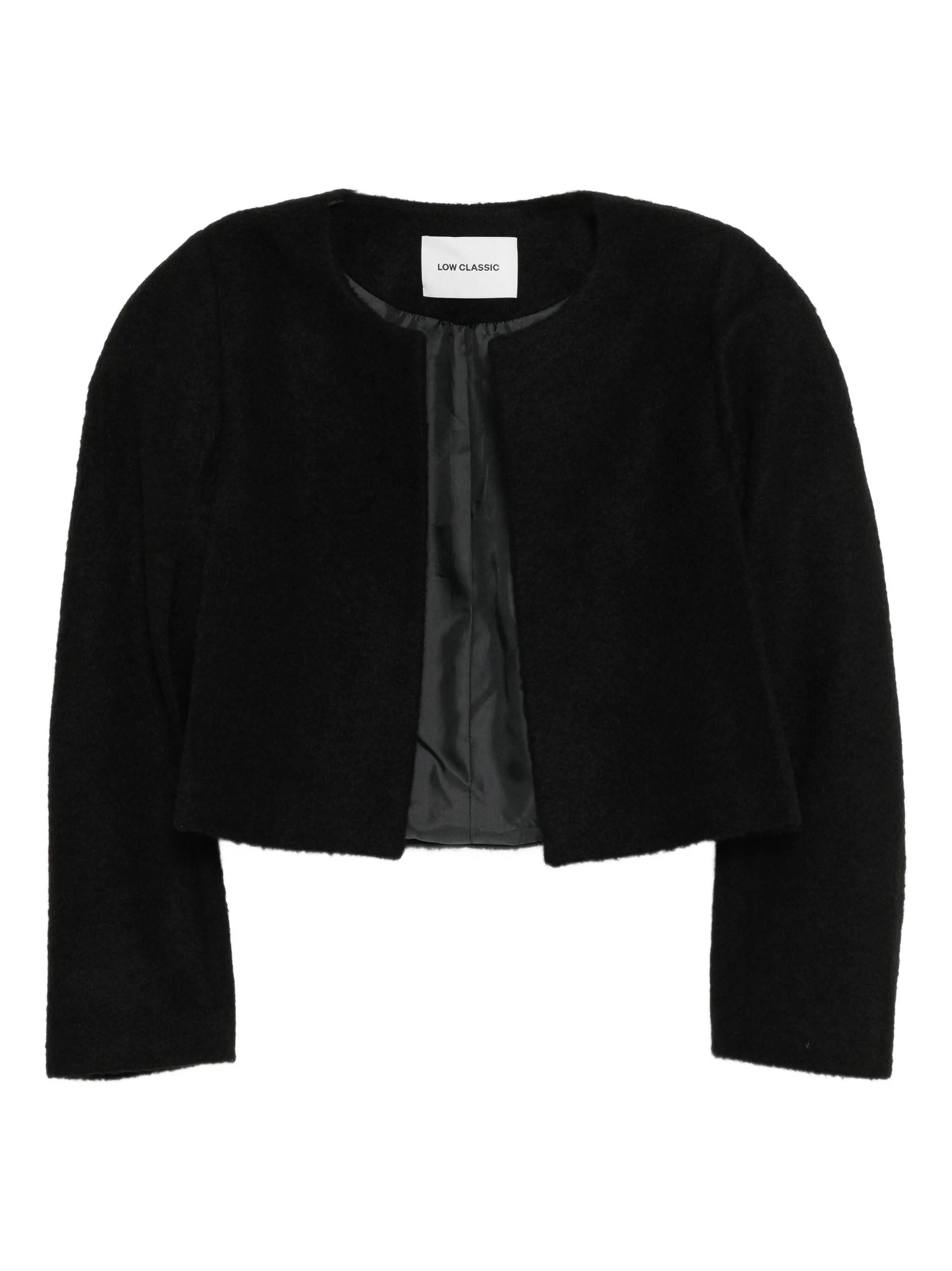 

Жакет с объемными плечами Low Classic, черный