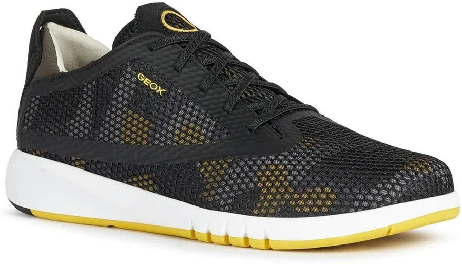 Мужские кроссовки Geox U AERANTIS D-Print Mesh, Light Yellow — фото 2