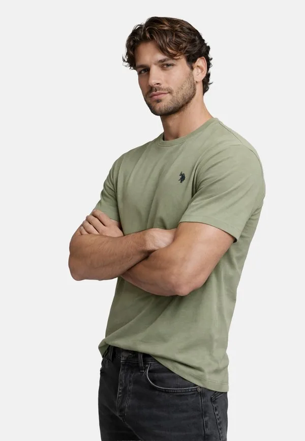 Базовая футболка uscooperr U.S. Polo Assn., Olive — фото 4
