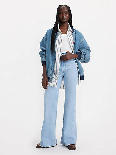 

Женские джинсы Ribcage Bell Levi's, цвет Marin Babe - Light Wash