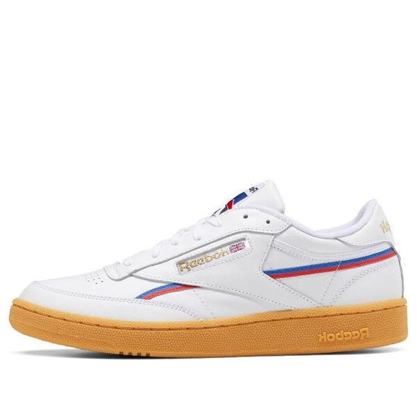 

Кроссовки club c 85 'radiant red blue' Reebok, белый