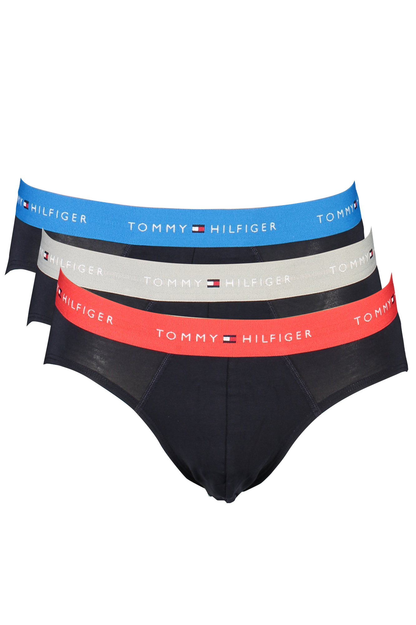 

Мужские трусы Tommy Hilfiger хлопковые с логотипом 3 шт, черный