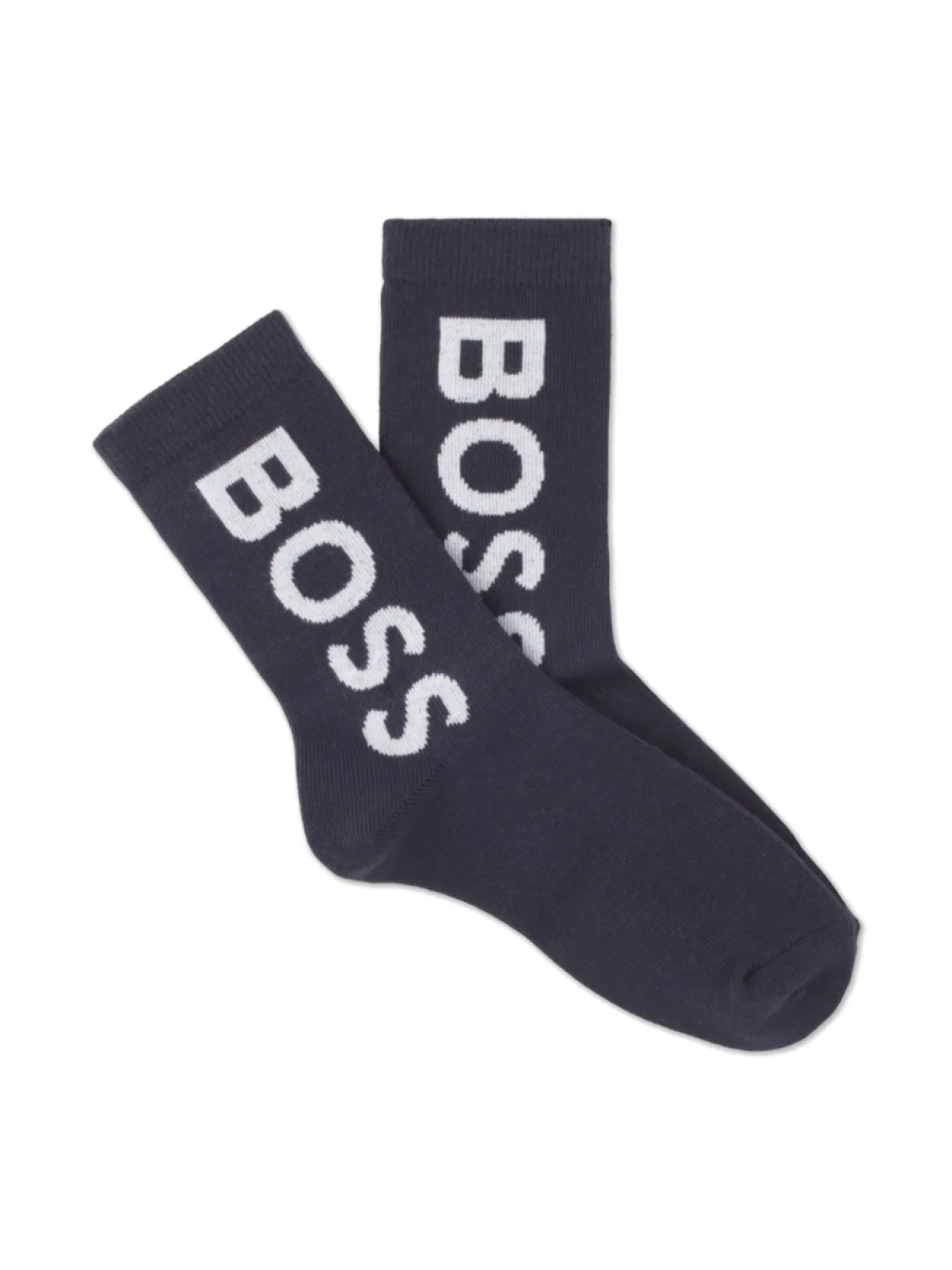 

Носки с логотипом BOSS Kidswear (упаковка из двух пар), синий