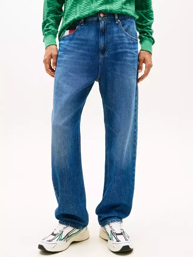 Джинсы Tommy Jeans Otis прямого кроя, темно-синие Tommy Hilfiger