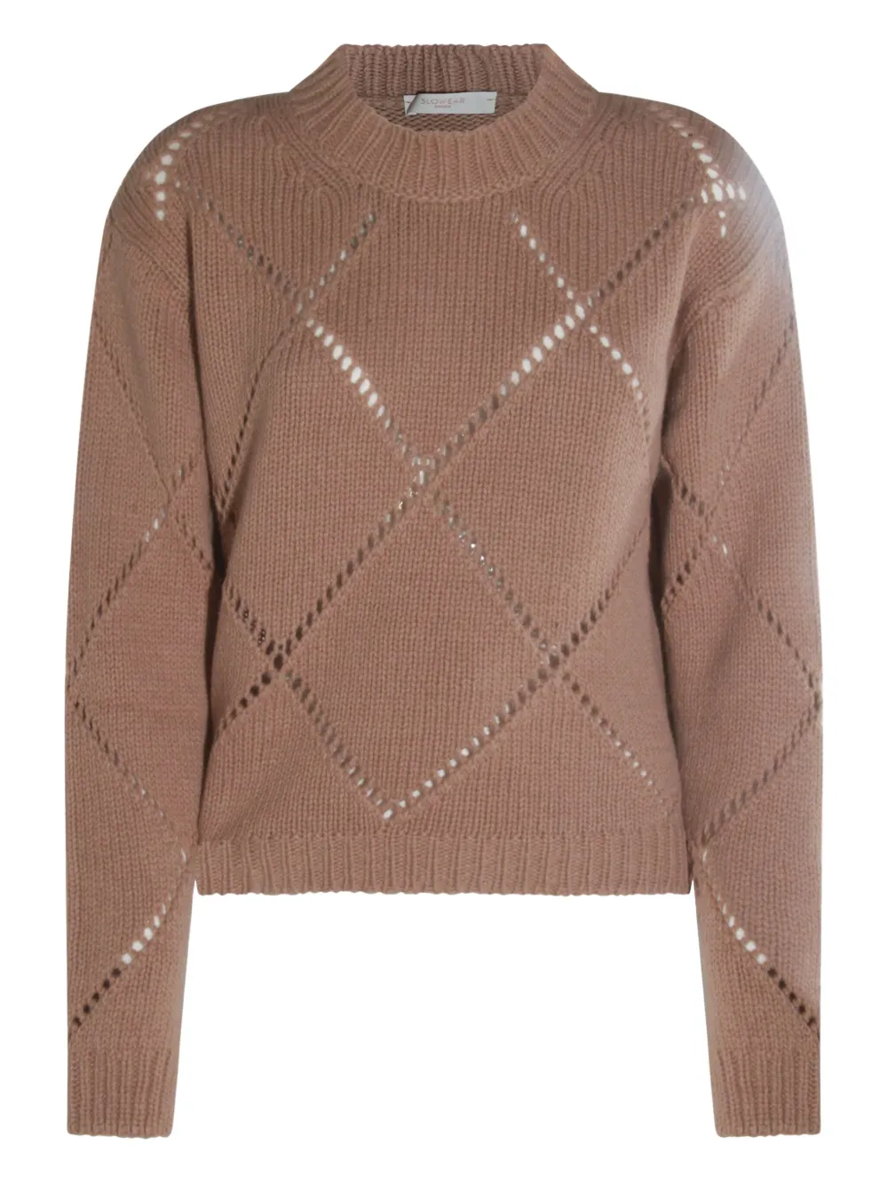 

Свитер с узором Zanone, коричневый