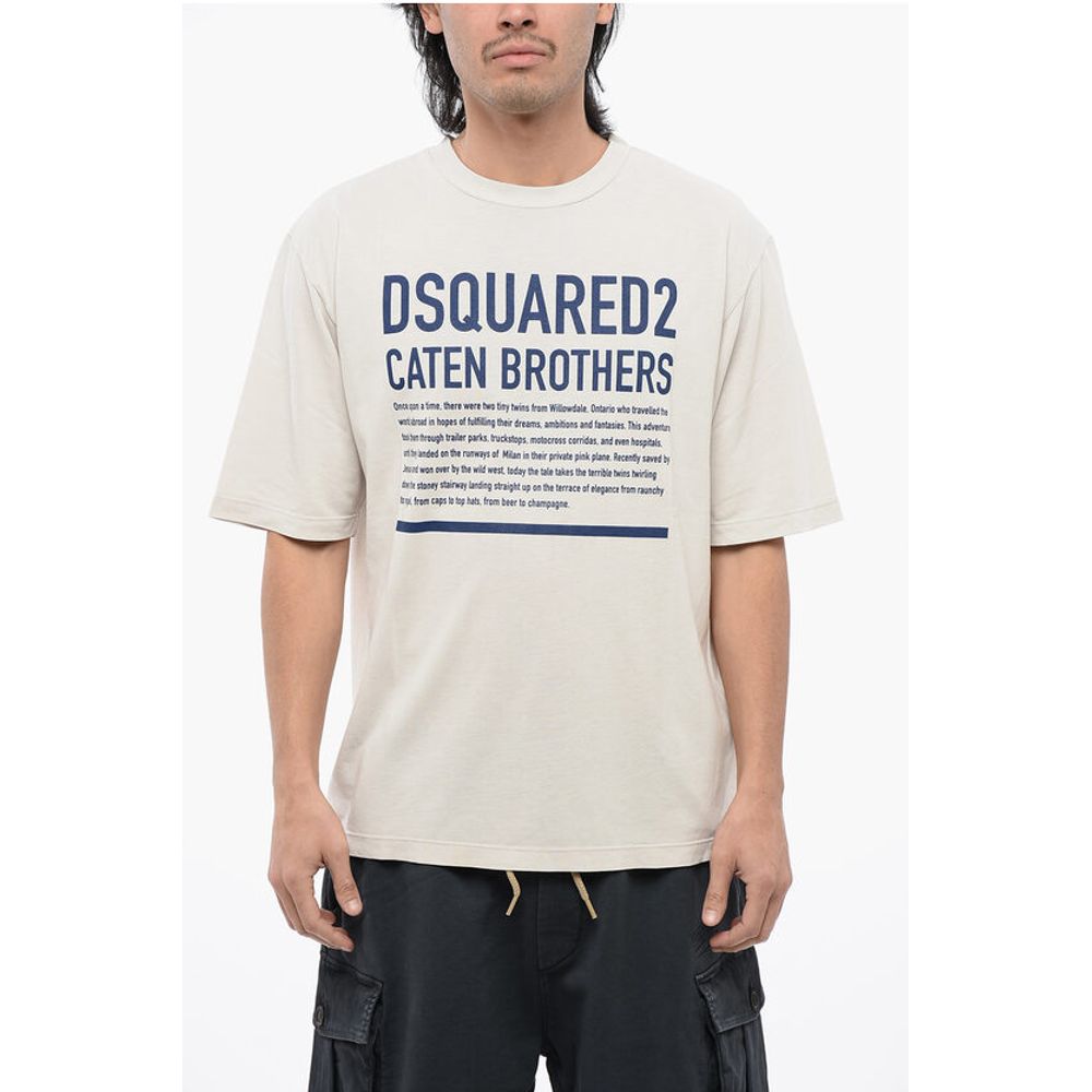 

Футболка свободного кроя с надписью Dsquared2, White