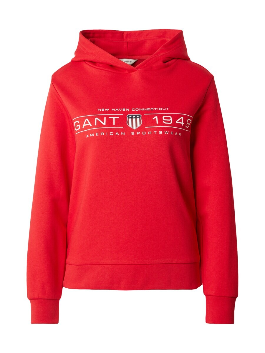 

Толстовка с капюшоном GANT Sweatshirt, красный