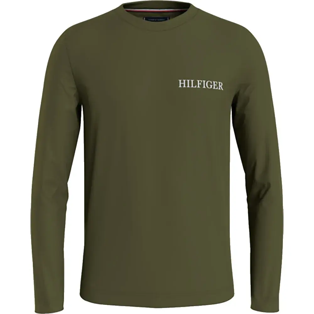 

Футболка с длинным рукавом Tommy Hilfiger MW0MW21461, зеленый