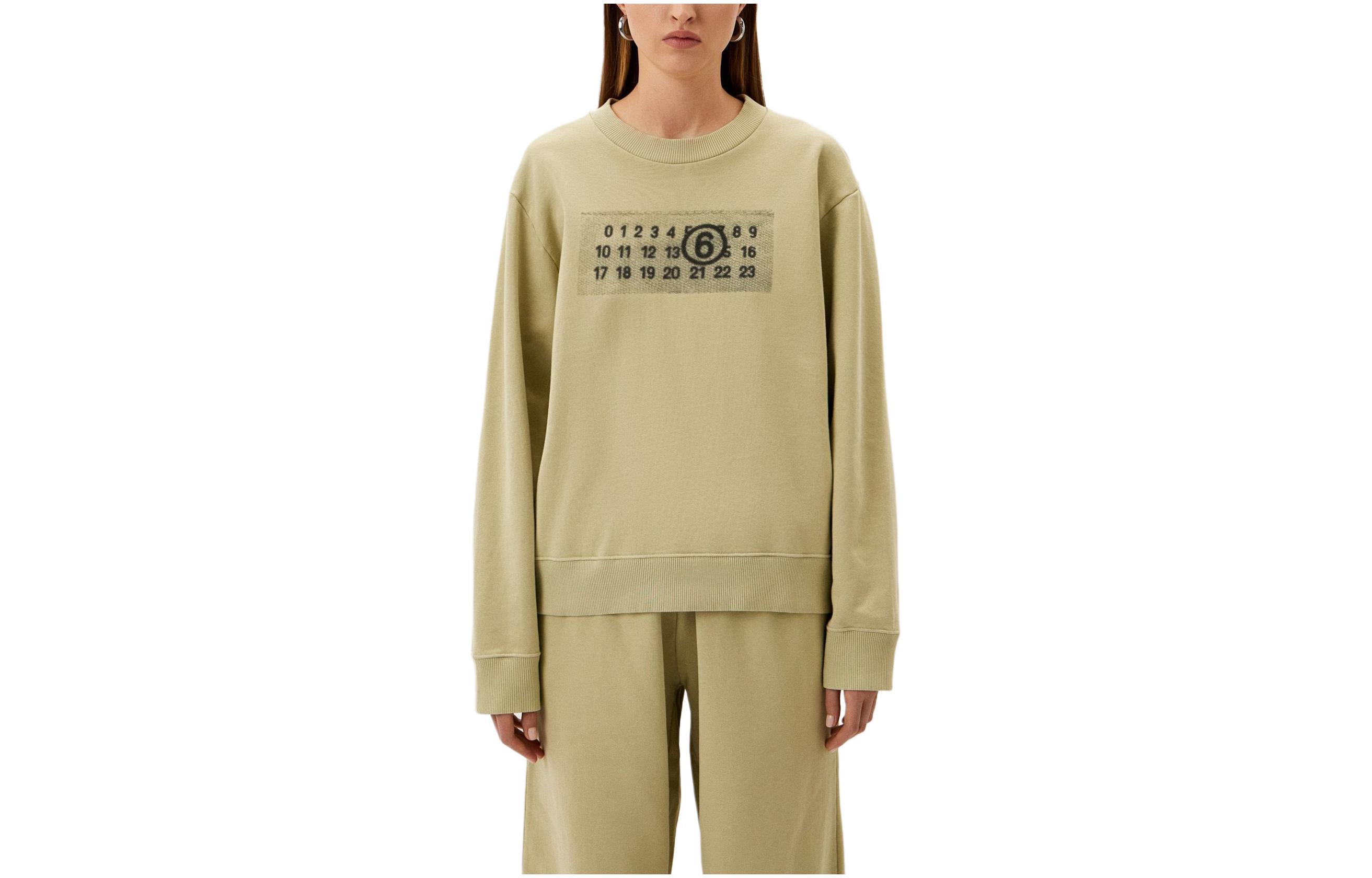 

Свитшот женский Mm6 Maison Margiela, хаки