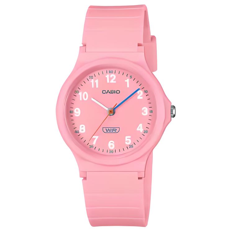 

CASIO Часы Quartz Movement Resin Strap Watch Women's Watch Pink Watch Dial, Pink Watch Dial