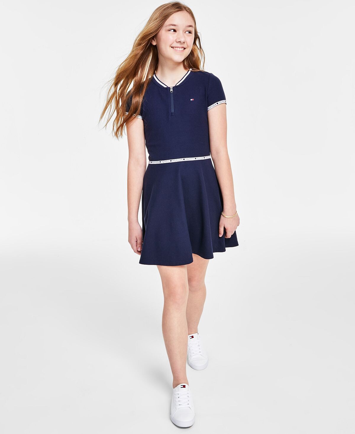 

Платье на молнии для больших девочек Tommy Hilfiger
