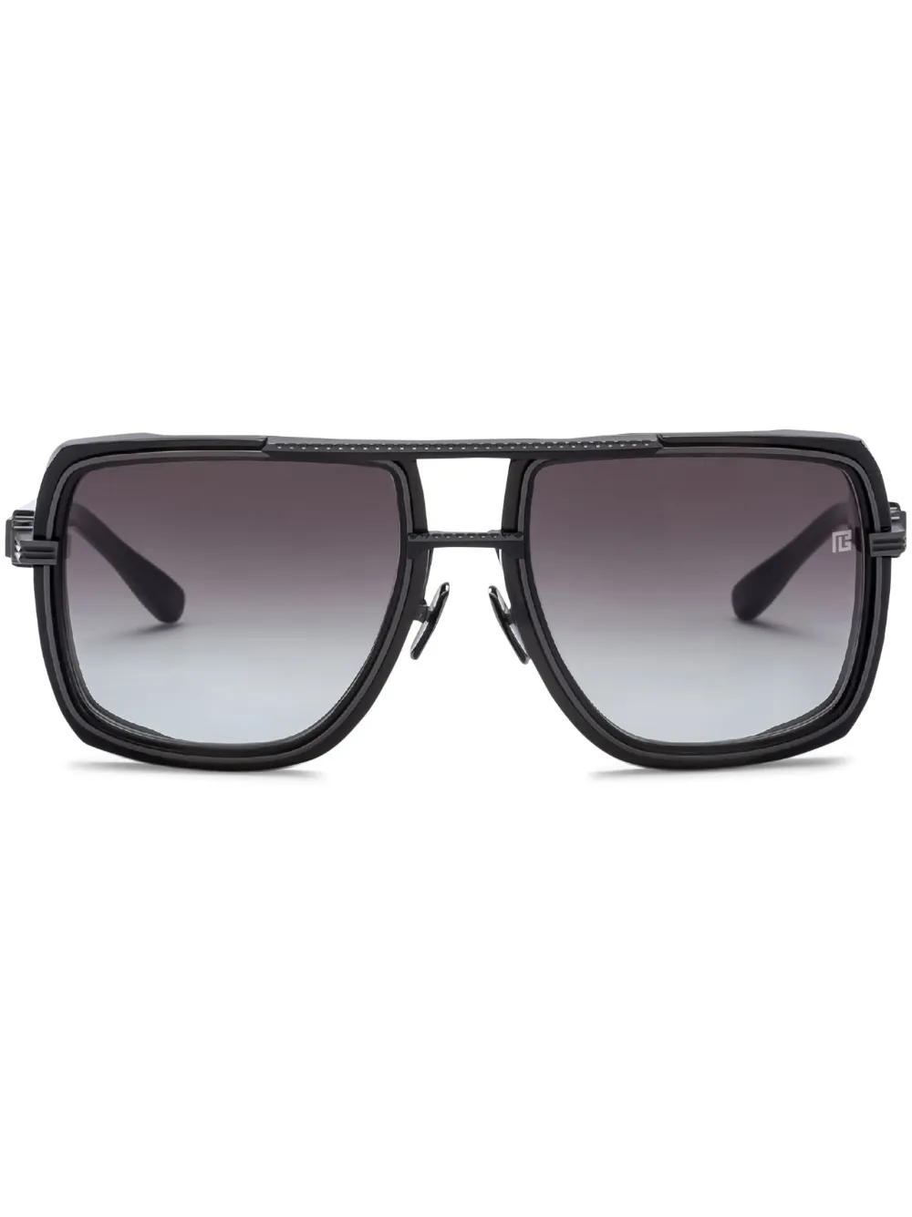

Солнцезащитные очки-пилоты Soldier Balmain Eyewear, черный