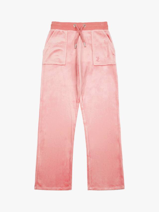 Детские тоновые широкие джоггеры Juicy Couture, Peach Blossom — фото 4